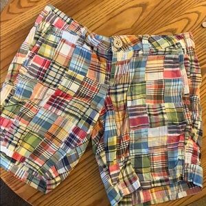 American Eagle Patchwork Shorts